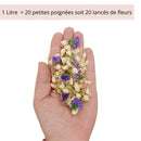 Violette - Confettis de Fleurs séchées | Ivoire & Violet | Jasmin & Petites Fleurs