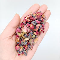 Rose Lavande - Confettis Fleurs Séchées Mariage