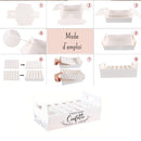 Porte cornet à confettis - Présentoir plateau de confettis de mariage