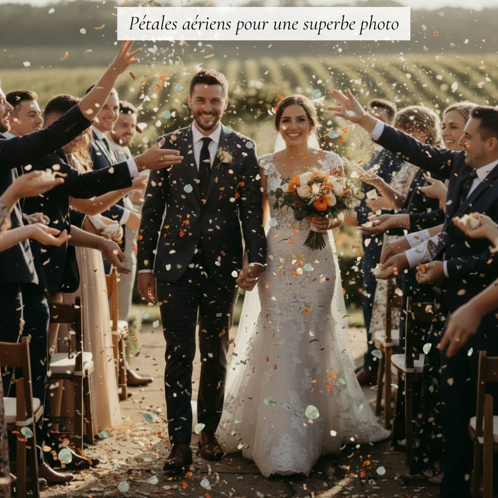 Champêtre - Confettis Fleurs Séchées Mariage