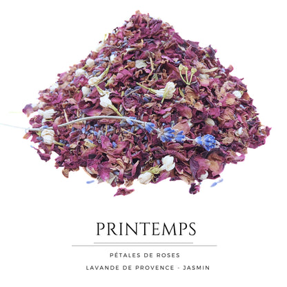 Printemps - Confettis Fleurs Séchées Mariage