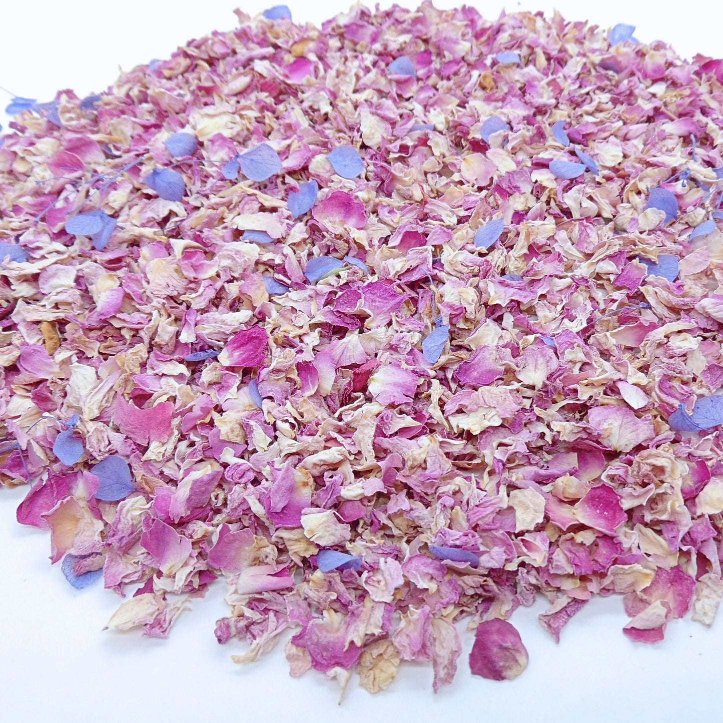 Cornets Confettis Mariage avec Fleurs séchées