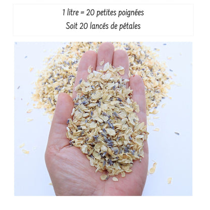 Lavande Pop - Confettis Fleurs Séchées Mariage