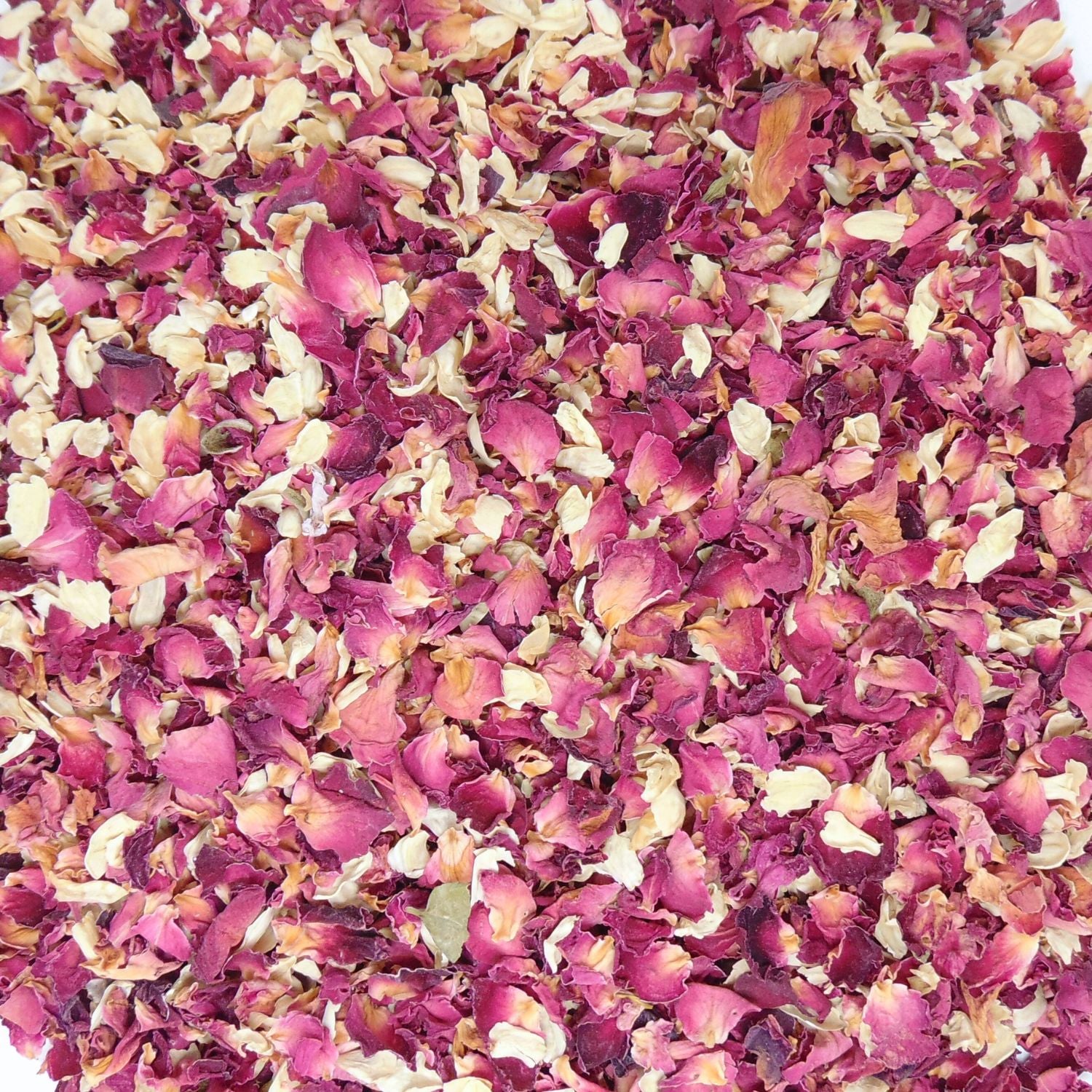 Confettis fleurs séchées 1 litre pétales de rose jasmin