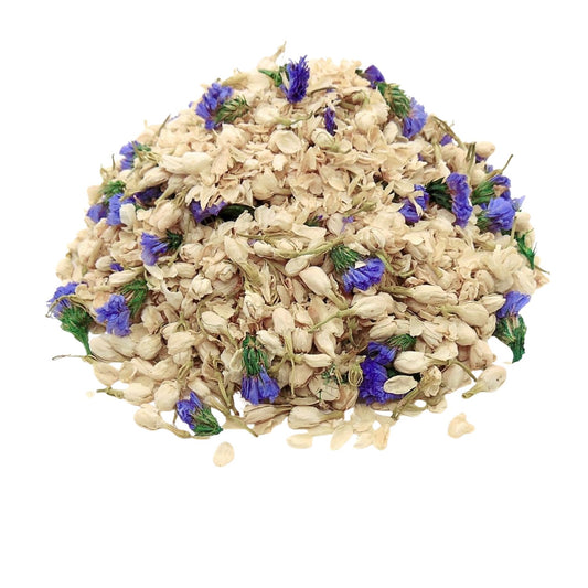 Violette - Confettis de Fleurs séchées | Ivoire & Violet | Jasmin & Petites Fleurs