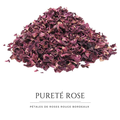 Pureté Rose Bordeaux - Pétales de roses