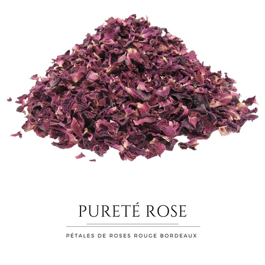 Pureté Rose Bordeaux - Pétales de roses