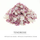 Tendresse - Confettis de Fleurs Séchées Mariage rose et blanc