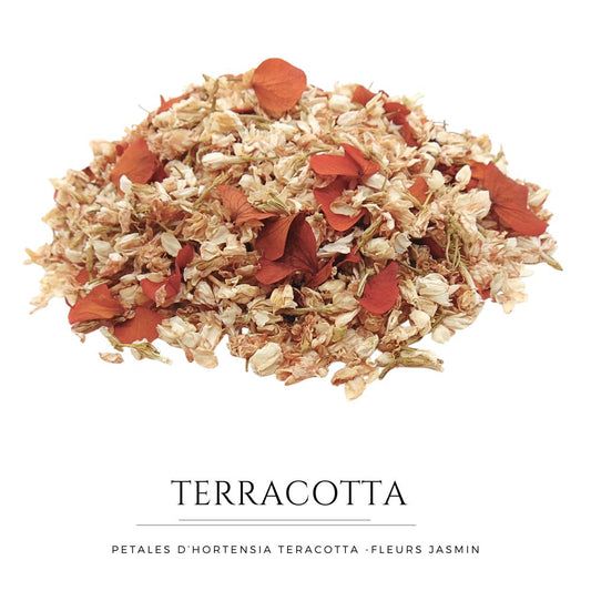 Terracotta - Confettis Fleurs séchées