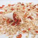 Cornets Confettis Mariage avec Fleurs séchées