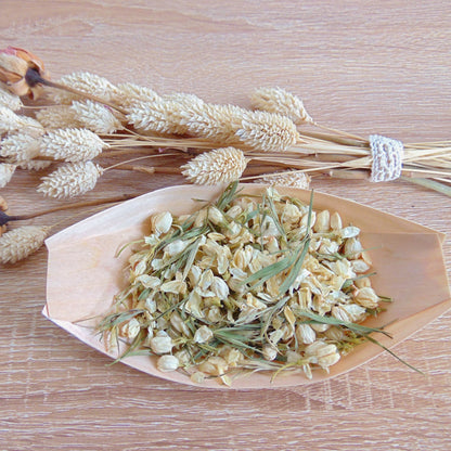 confettis de mariage blanc et vert