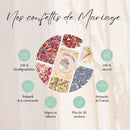 confettis fleurs séchées mariage olive