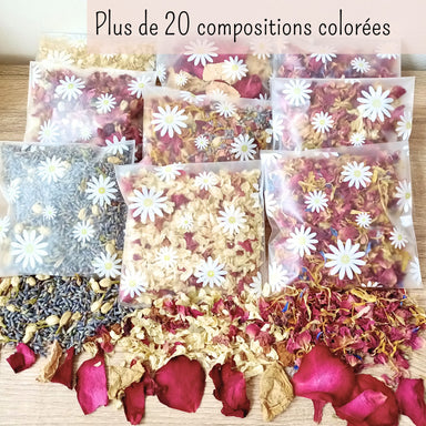 Pétales De Roses Rouges Séchées 50g – 100% Naturels, Pour Bain, Mariage, Décoration Et DIY