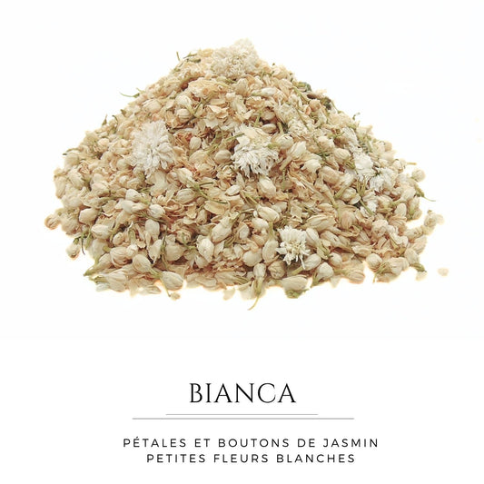 Bianca - Confettis Fleurs Séchées Blanc et Ivoire