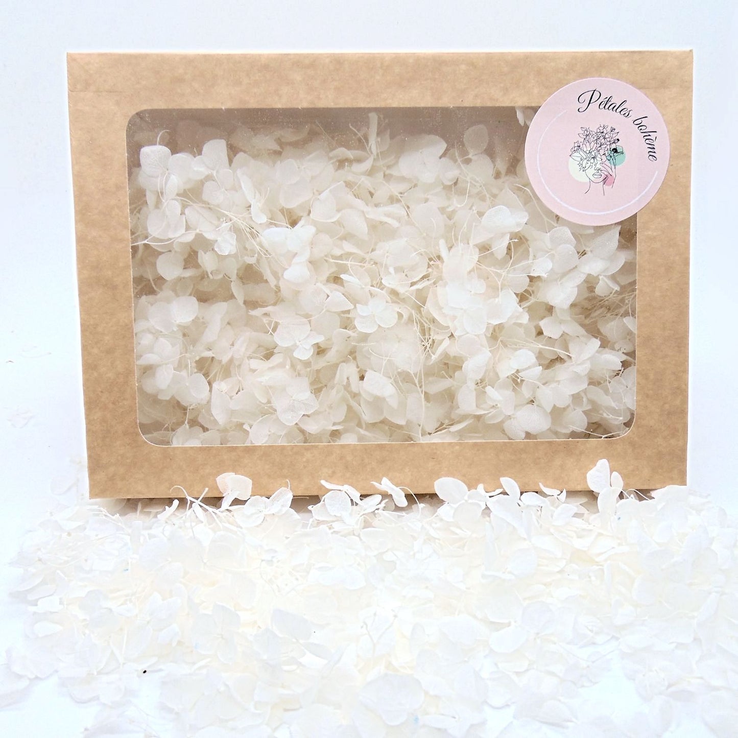 Hortensia - Confettis Mariage blanc