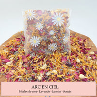Sachet Marguerite Confettis Mariage Fleurs séchées