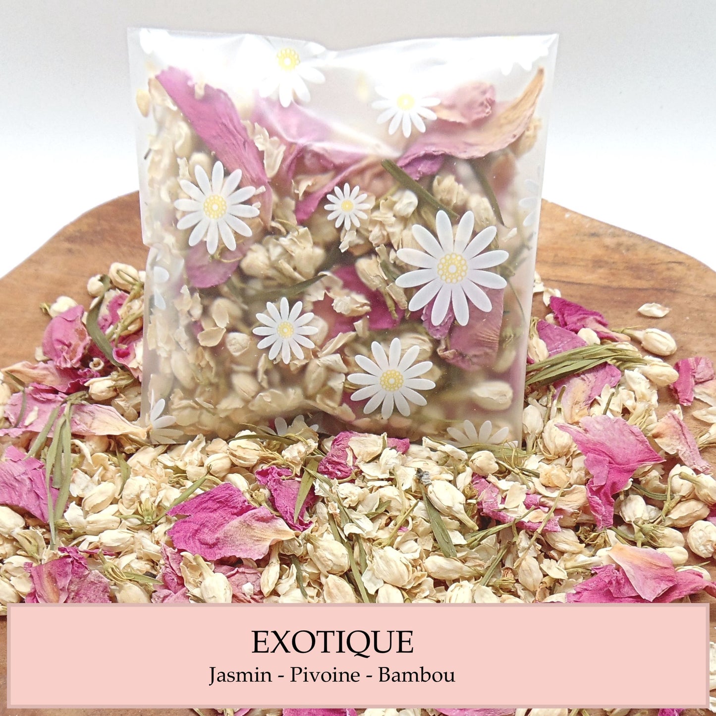 Sachet Marguerite Confettis Mariage Fleurs séchées