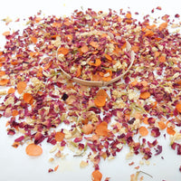 Florentine - Confettis de Fleurs Séchées Mariage Terracotta Rose