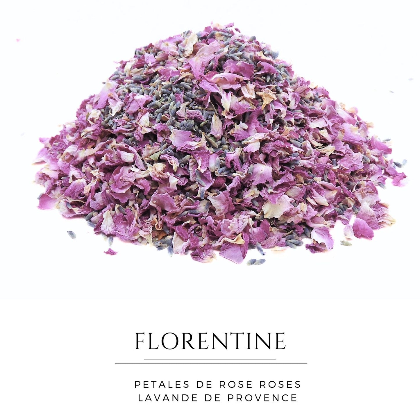 Florentine - Confettis de Fleurs Séchées Mariage Lavande Rose