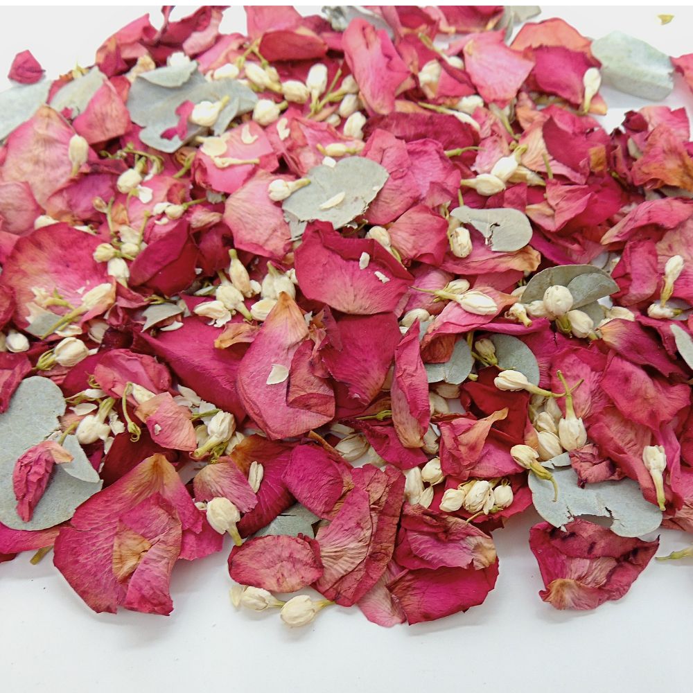 Garance - Pétales de roses rouge Jasmin Eucalyptus