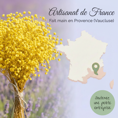 Gypsophile Jaune séchée naturel Mariage