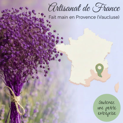 Gypsophile Violet stabilisé naturel Mariage
