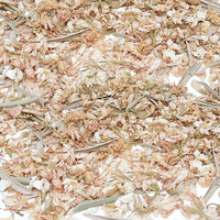 Sachet Organza avec Confettis Mariage Fleurs séchées