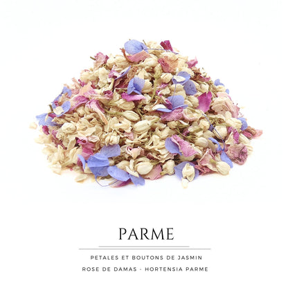 Parme - Confettis Fleurs Séchées Mariage