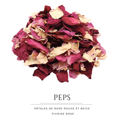 Peps - Pétales de roses multicolores