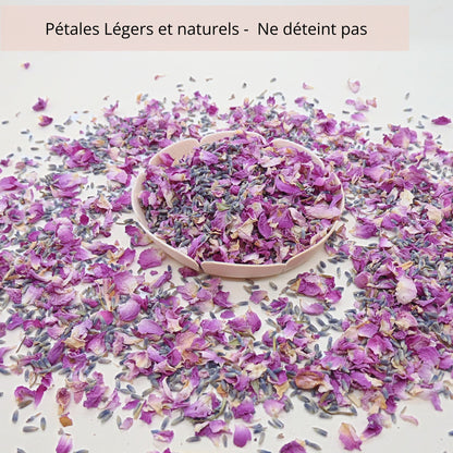 Florentine - Confettis de Fleurs Séchées Mariage Lavande Rose