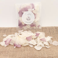 Sachet Pétales d'hortensia séché - Confettis de Mariage