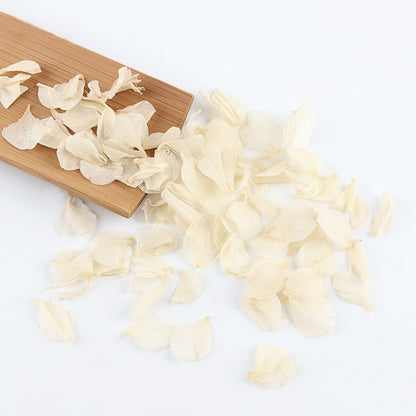 Pétales d'Hortensia séché ivoire - Confettis fleurs Mariage