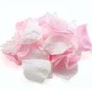 Girly - Pétales de rose éternelle blanche et rose