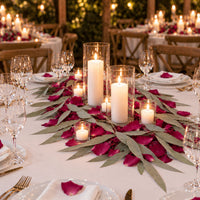 Rose et Eucalyptus séchés - Décoration de Table