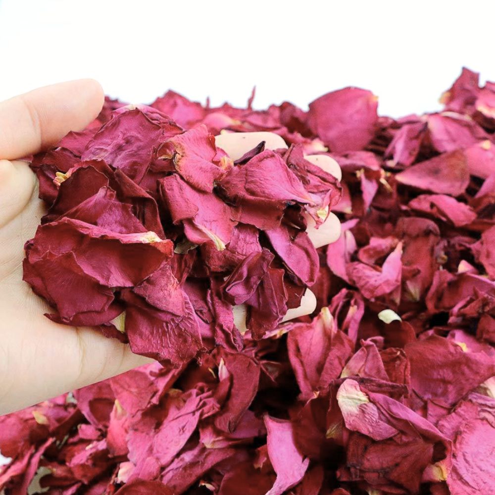 Framboise - Pétales de roses rouge mariage