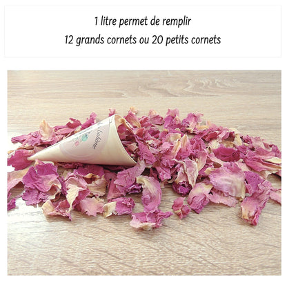 Pivoine Rose - Confettis Fleurs Séchées Mariage