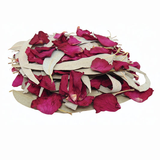 Rose et Eucalyptus séchés - Décoration de Table