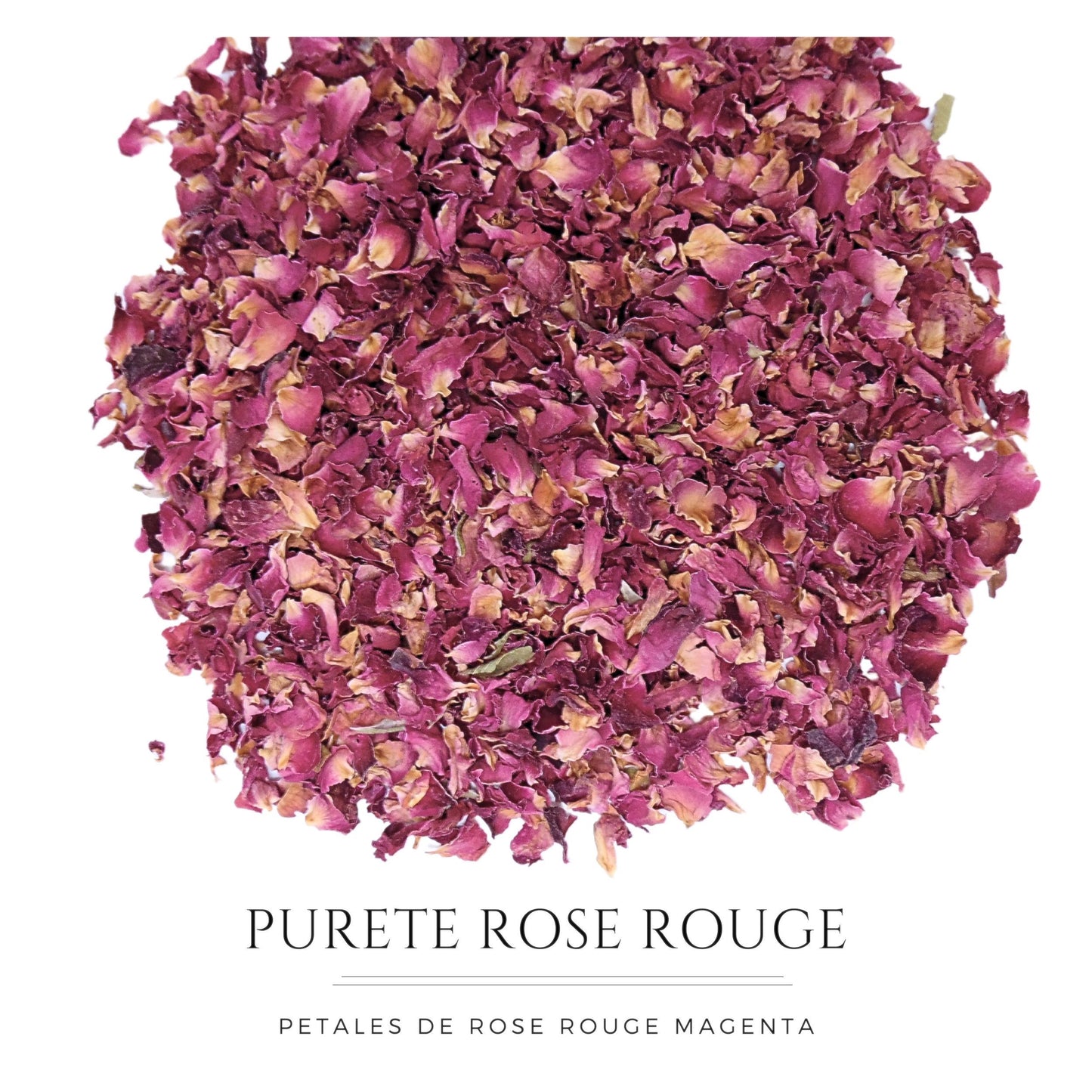 Pureté Rose Rouge - Pétales de roses Magenta