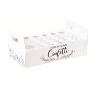 Porte cornet à confettis - Présentoir plateau de confettis de mariage